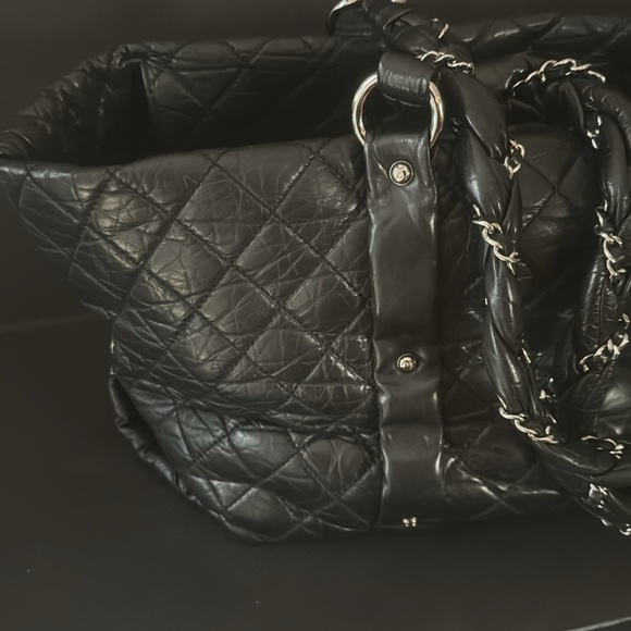 Chanel Ligne Lady Braid Lambskin Quilted Tote - Picture 3 of 17